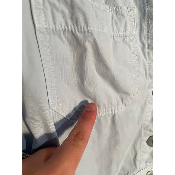 J.Crew Foundry Chino Short Coveralls in Blue Size 8 - Picture 8 of 14